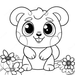 Animales Beanie Boo Coloridos Pagina Para Colorear 63527-14069