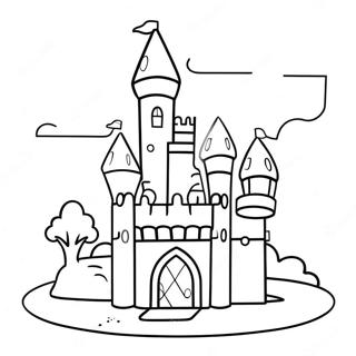 Polly Pocket En Un Castillo Magico Pagina Para Colorear 63608-14091