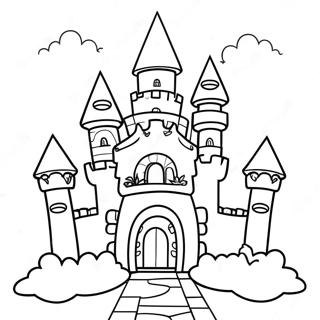 Polly Pocket En Un Castillo Magico Pagina Para Colorear 63608-14092