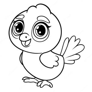 Pajaro Encantador De Littlest Pet Shop Pagina Para Colorear 63893 14182