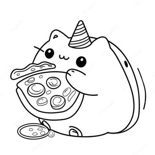 Pusheen Páginas Para Colorear