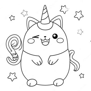 Pusheen Páginas Para Colorear