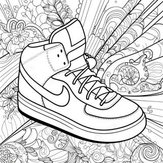 Pagina Para Colorear De Un Diseno De Zapatillas Genial 65446-14309