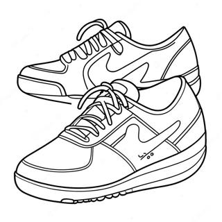 Pagina Para Colorear De Un Diseno De Zapatillas Genial 65446-14310