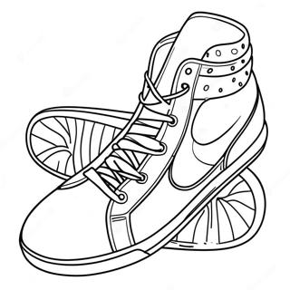 Pagina Para Colorear De Un Diseno De Zapatillas Genial 65446-14311