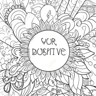 Pagina Para Colorear De Afirmaciones Positivas 66172 14480