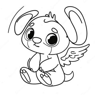 Pagina Para Colorear De Stitch Y Angel Lindo 66631-14569