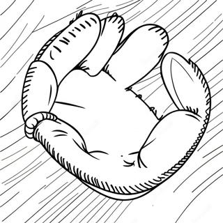 Pagina Para Colorear De Guante Y Pelota De Softball 66996-14653