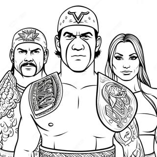 Pagina Para Colorear Wwe Intrincada 67527-14767