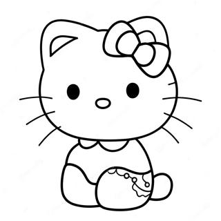 Pagina Para Colorear De Hello Kitty 68229-14926