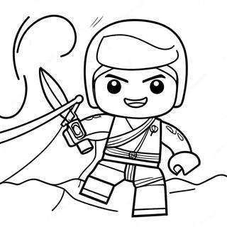 Pagina Para Colorear De Lego Ninjago Kai En Accion 6836-2622