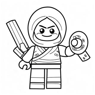 Pagina Para Colorear De Lego Ninjago Kai En Accion 6836-2623