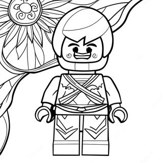 Pagina Para Colorear De Lego Ninjago Cole Con Poderes De Tierra 6839 526