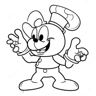 Cuphead Páginas Para Colorear