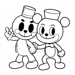 Pagina Para Colorear De Mugman Y Cuphead 68408-14974
