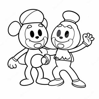 Pagina Para Colorear De Mugman Y Cuphead 68408-14975
