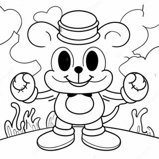 Pagina Para Colorear De La Batalla Contra El Jefe De Cuphead 68409-14977