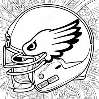 Pagina Para Colorear Del Logo De Los Philadelphia Eagles 68494-14989