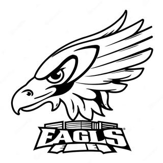 Pagina Para Colorear Del Logo De Los Philadelphia Eagles 68494-14990