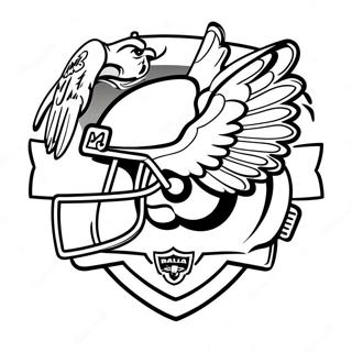 Pagina Para Colorear Del Logo De Los Philadelphia Eagles 68494-14991