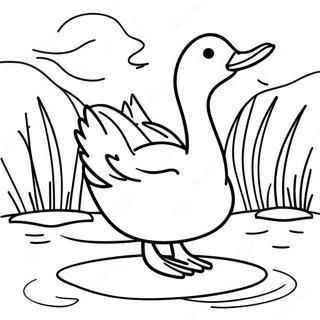 Pagina Para Colorear De Emocionante Caza De Patos 69033-15120