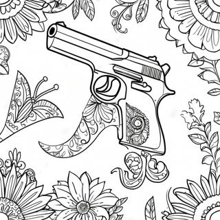Pagina Para Colorear De Una Pistola Realista 69767-15269