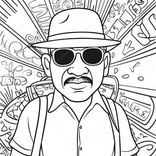 Pagina Para Colorear De Etiquetas De Graffiti De Gangster Geniales 71404-15638