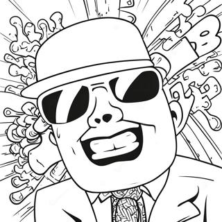 Pagina Para Colorear De Etiquetas De Graffiti De Gangster Geniales 71404-15640