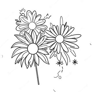 Pagina Para Colorear De Celebracion De Fuegos Artificiales 72035-15881