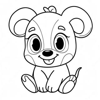 Pagina Para Colorear De Adorables Personajes De Disney Bebes 72159-15968