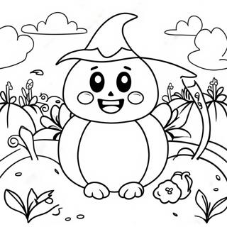 Parcela De Calabazas Páginas para colorear