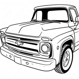 Pagina Para Colorear De Camioneta Chevy Deportiva 72493 16237