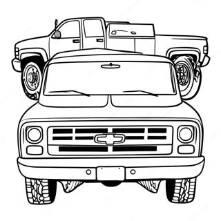 Pagina Para Colorear De Camioneta Chevy Deportiva 72493 16239