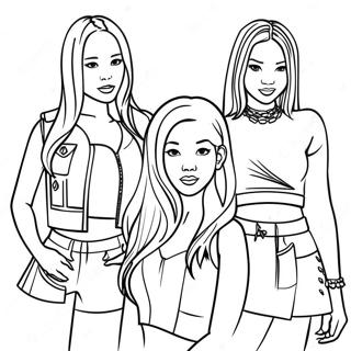 Blackpink Páginas Para Colorear