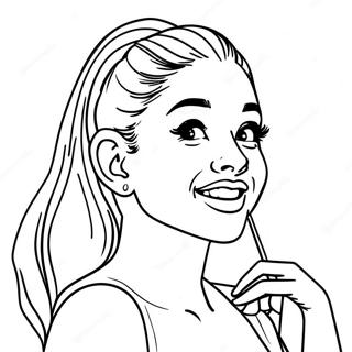 Pagina Para Colorear De Ariana Grande 72619-16326