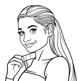 Pagina Para Colorear De Ariana Grande 72619-16328