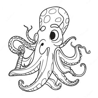 Pagina Para Colorear De Un Kraken Adolescente 72749-16427