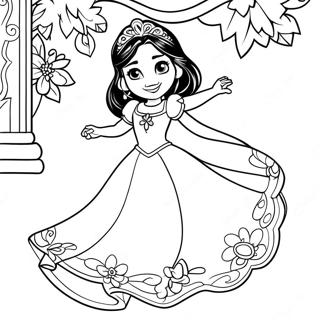 Elena De Avalor Páginas Para Colorear