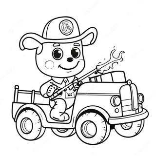 Pagina Para Colorear De Marshall Bonito Con Camion De Bomberos 73266-16831