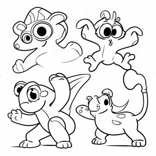 Pagina Para Colorear De Goo Jit Zu Personajes Elasticos 73445-16973