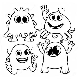 Pagina Para Colorear De Goo Jit Zu Monstruos Coloridos 73446-16980