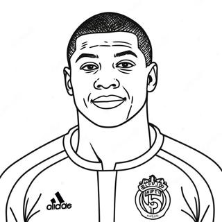 Pagina Para Colorear De Mbappe 73983-17386