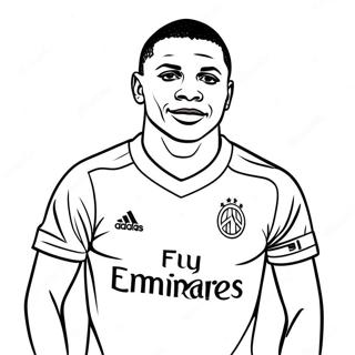 Pagina Para Colorear De Mbappe 73983-17387