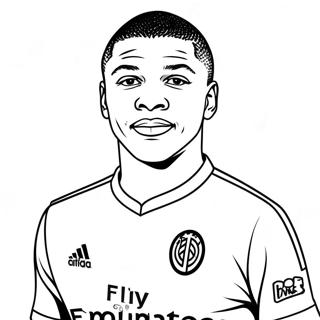 Pagina Para Colorear De Mbappe 73983-17388