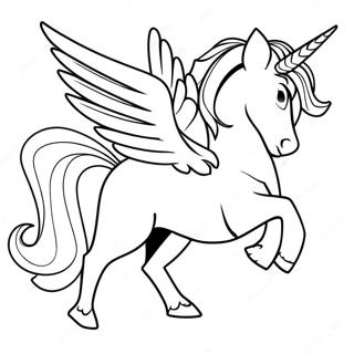 Pegaso Páginas Para Colorear