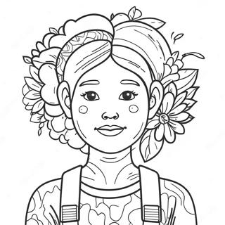 Pagina Para Colorear De Mentalidad De Crecimiento Empoderadora 75320-18441