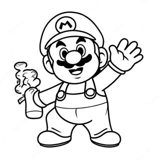 Pagina Para Colorear De Mario Wonder 75341-18446