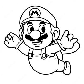 Pagina Para Colorear De Mario Wonder 75341-18447