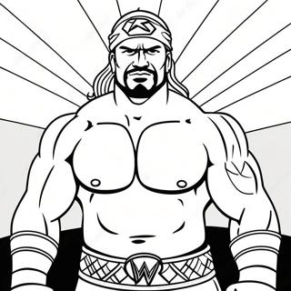 Pagina Para Colorear De Luchador De Wwe Aventurero 75368-18470