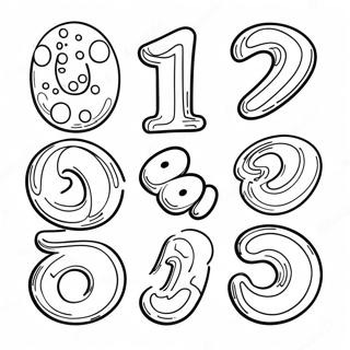 Pagina Para Colorear De Numeros Coloridos 75498-18571